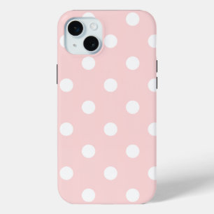 iPhone 15 Mini Séjour Classy 1 - Belle fille Pois Coque -