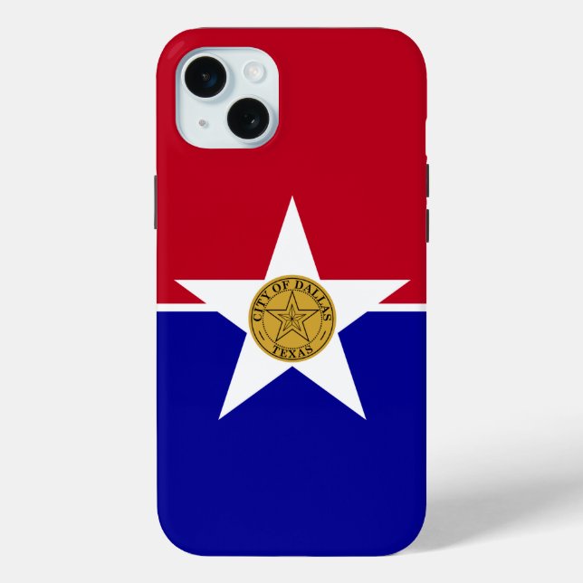 iPhone 15 Plus Case-Mate, Dallas flag Case-Mate iPhone Case (Back)