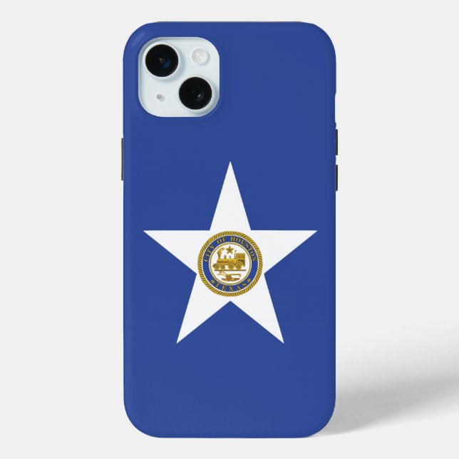 iPhone 15 Plus Case-Mate, Houston, Texas flag Case-Mate iPhone Case (Back)