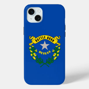 iPhone 15 Plus Case-Mate, Nevada flag Mini Case