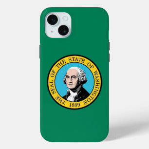 iPhone 15 Plus Case-Mate, Washington State flag Mini Case