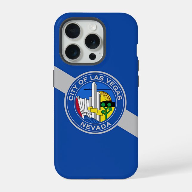 iPhone 15 Pro Case-Mate, Las Vegas flag Case (Back)