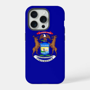 iPhone 15 Pro Case-Mate, Michigan flag Case