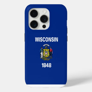 iPhone 15 Pro Case-Mate, Wisconsin flag Case