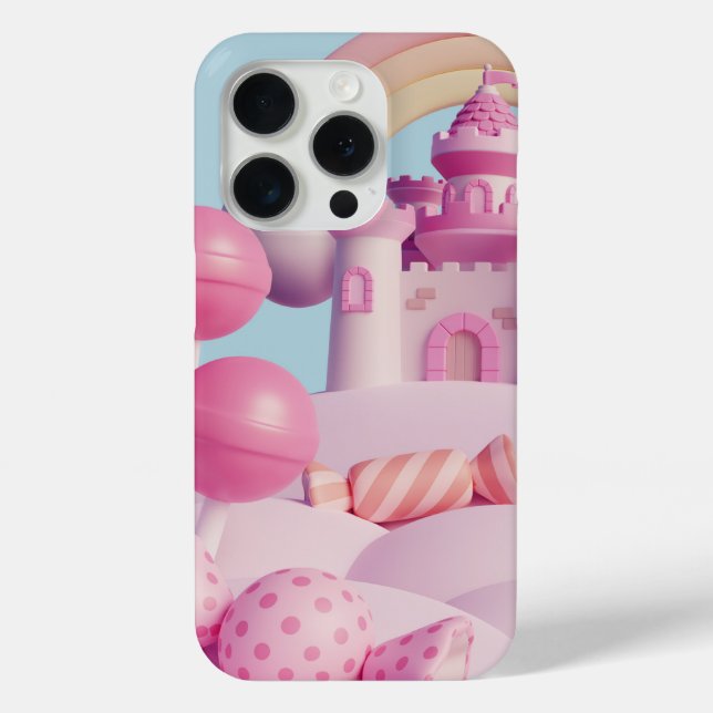 iPhone 15 Pro Case - Nature Landscape Design (Back)