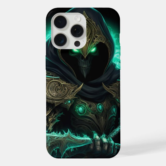iPhone 15 Pro Max Cases -Skull 12 (Back)