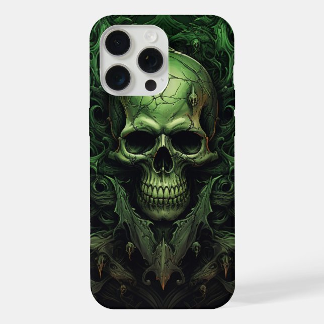 iPhone 15 Pro Max Cases -Skull 3 (Back)