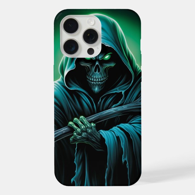 iPhone 15 Pro Max Cases -Skull 8 (Back)