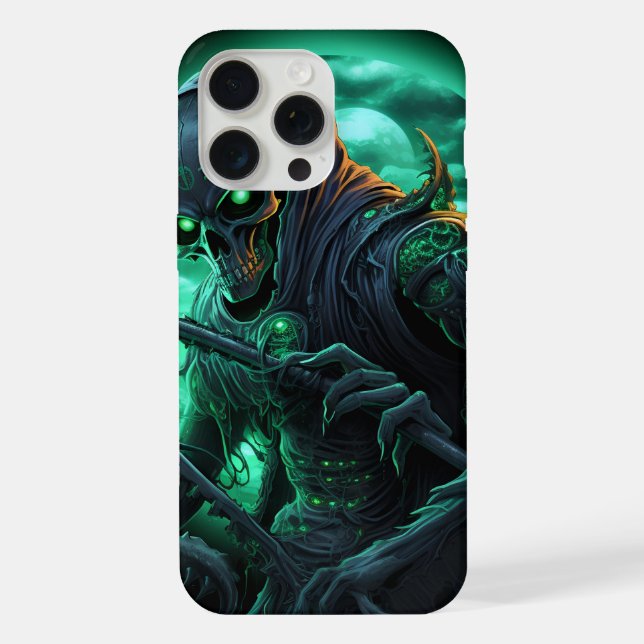 iPhone 15 Pro Max Cases -Skull 9 (Back)