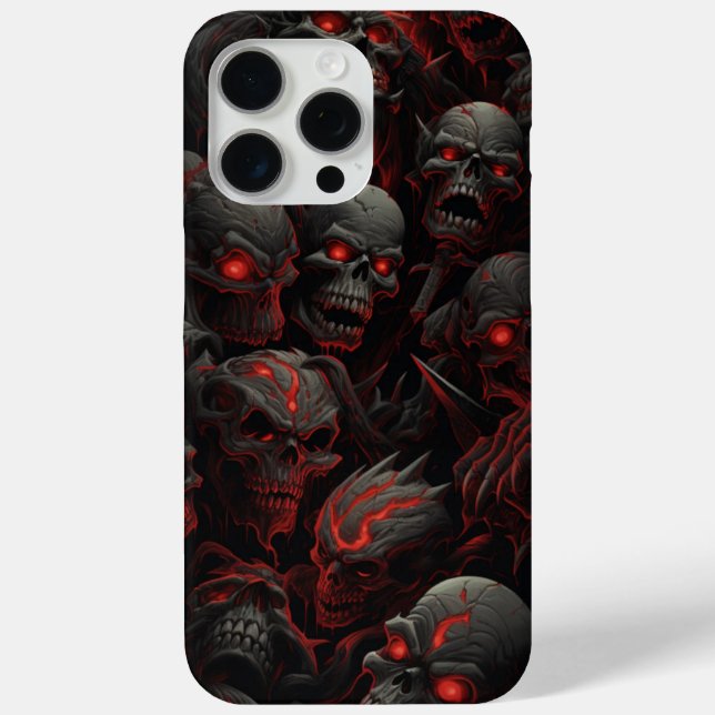 iPhone 15 Pro Max Coins - Skull Series -5 Case-Mate iPhone Case (Back)
