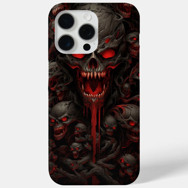 iPhone 15 Pro Max Coins - Skull Series -8 Case-Mate iPhone Case (Back)