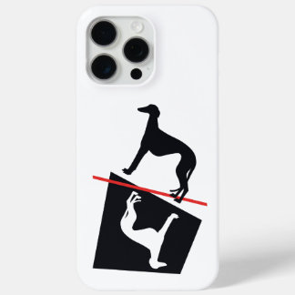 iPhone 15 Pro Max Coque avec motif Galgos (modèle adaptable)