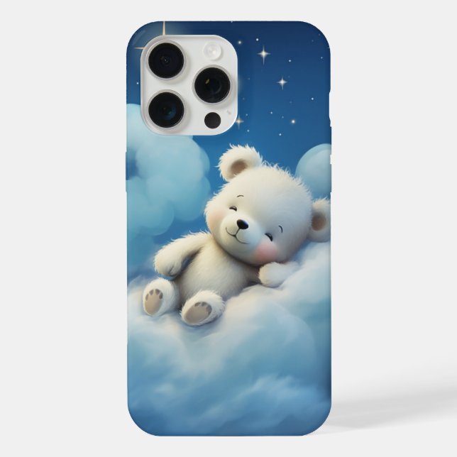 iPhone 15 Pro Max Coques - Ourson-3 Case (Back)