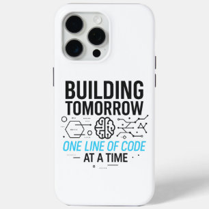 iPhone 15 Pro Max Créer une ligne de demain par Coque de code   Tech