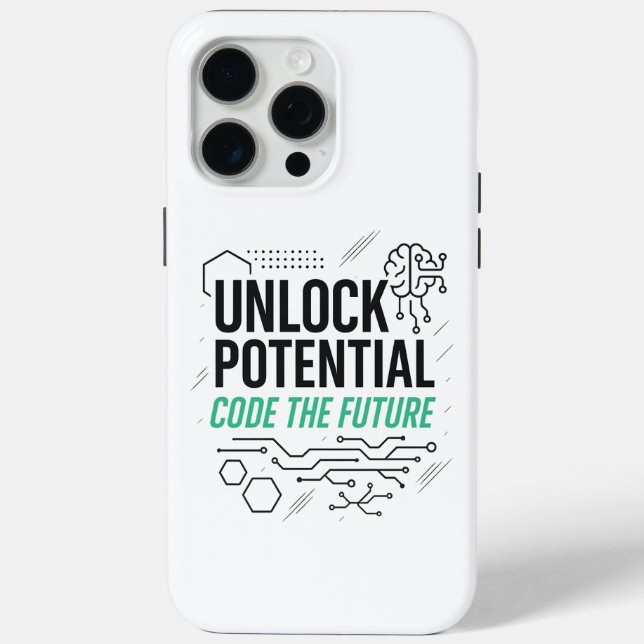 iPhone 15 Pro Max Déverrouiller le futur Coque du code potentiel | T (Verso)