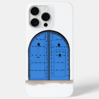 iPhone 15 Pro Max Porte Marocaine Bleue – Design Élégant de Coque de