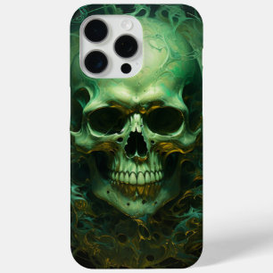 iPhone 15 Pro Max -Skull 4 Coins Case