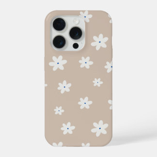 Iphone 15 Pro Phone Case With Flower Design.