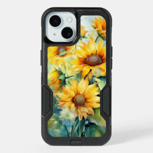 Iphone 15/Samsung  Otterbox Cases Sunflowers