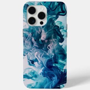 iPhone 15Pro Max case blue smoke best design print
