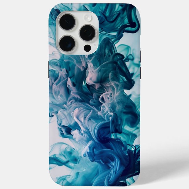 iPhone 15Pro Max coque fumée bleue meilleure conce (Verso)