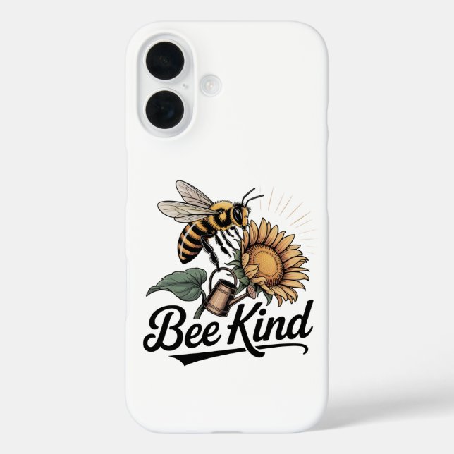 iPhone 16 Case Bee Kind  (Back)