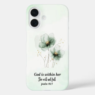 Iphone 16 case, Biblical phrase Case