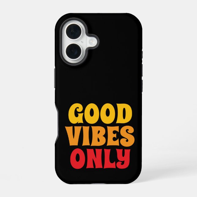 iPhone 16 case good vibes only (Back)