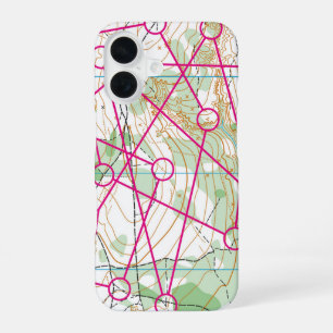 iPhone 16 case - Orienteering course
