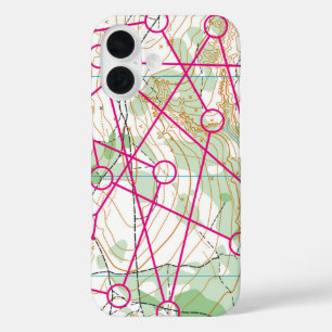 iPhone 16 case - Orienteering course