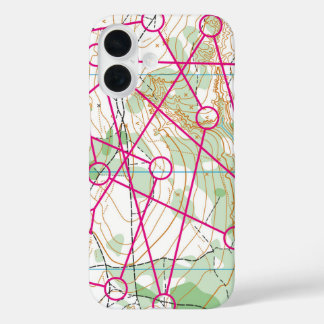 iPhone 16 case - Orienteering course