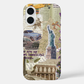 iPhone 16 Case Vintage European Aesthetic Collage