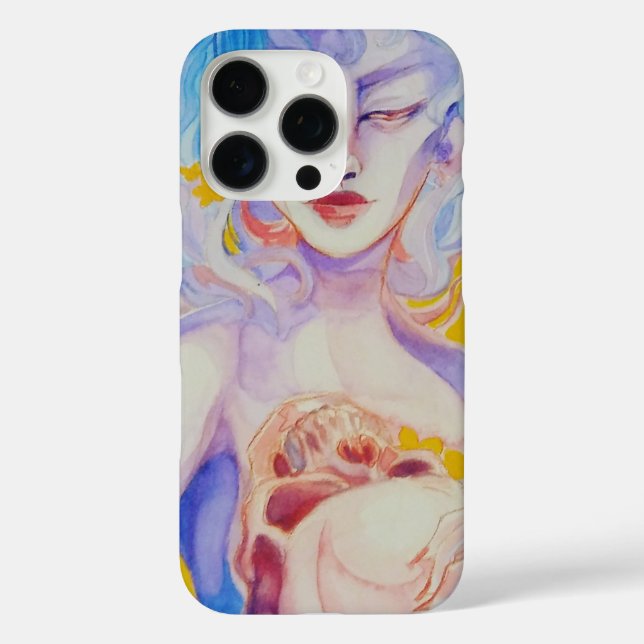 iphone 16 case Yellow Witch original art (Back)