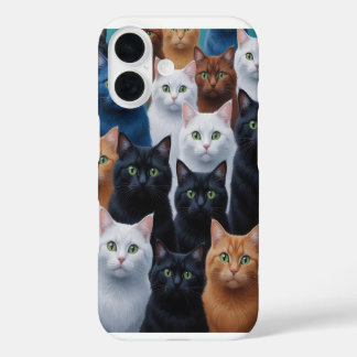 iPhone 16 coque - Amoureux des chats