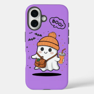 iPhone 16 Coque de téléphone Cute Boo Ghost Girly pour iPhon