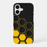 Coque de téléphone géométrique en nid d'abeille no