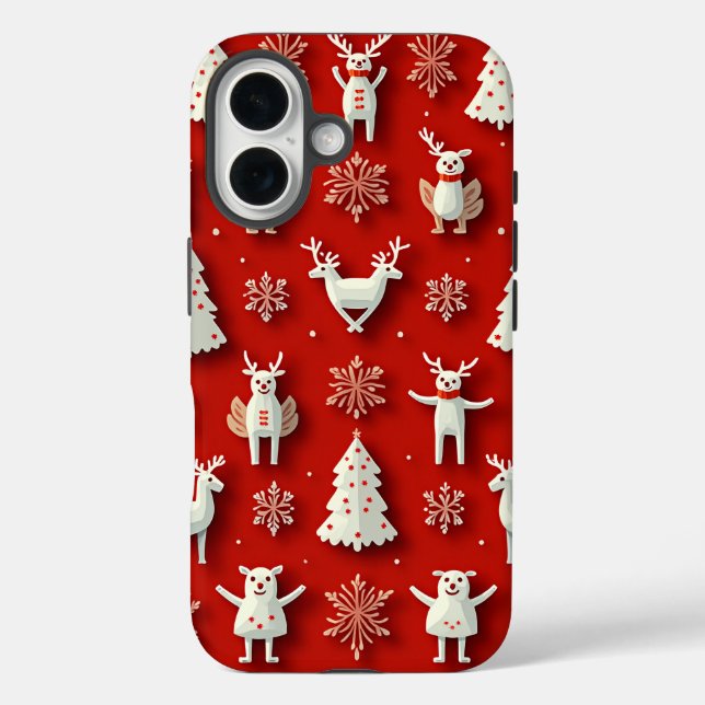 iPhone 16 Coques (avec Noël) (Verso)