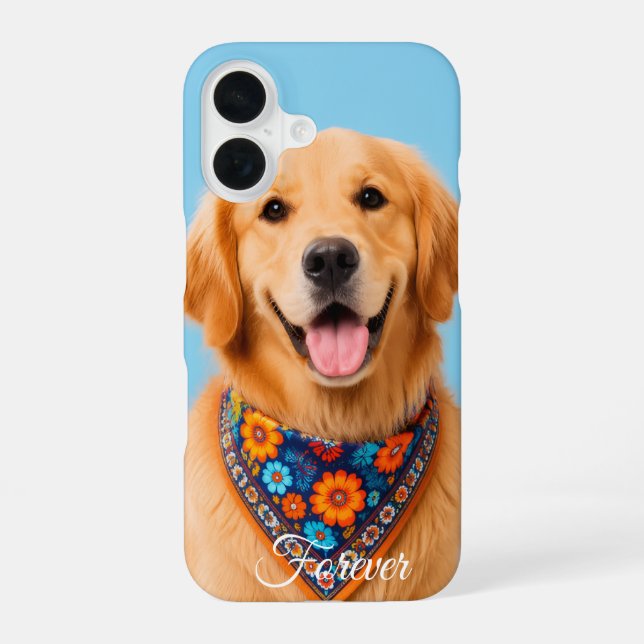 iPhone 16: Golden Retriever Case (Back)