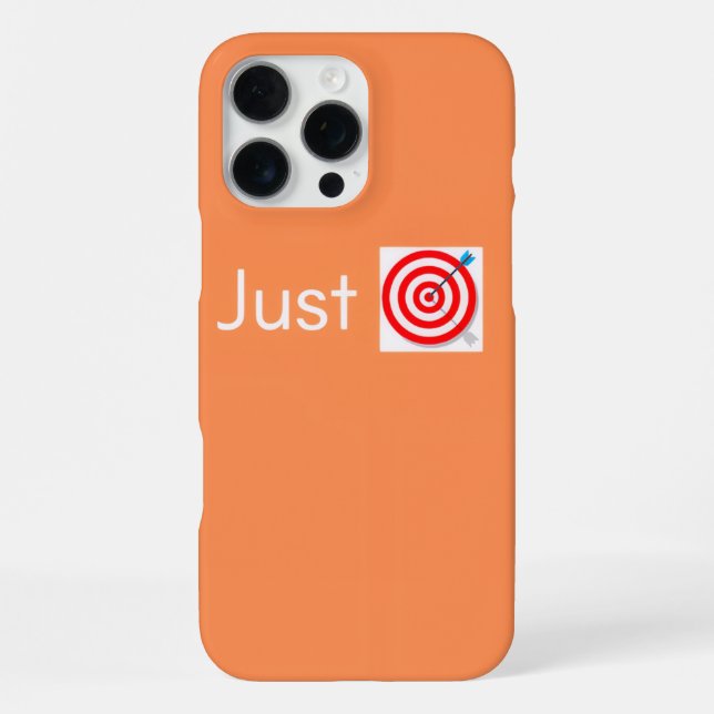 iPhone 16 Pr Max Case Customized Justdartboard (Back)