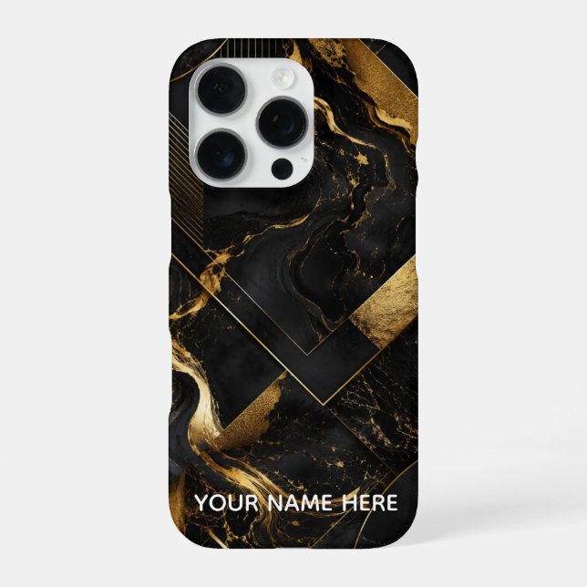 iPhone 16 Pro Case: Add Your Custom Name Here Case (Back)