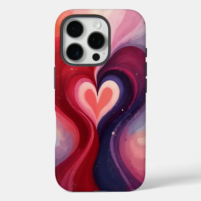 iPhone 16 Pro Cases (AbstractLove) (Back)