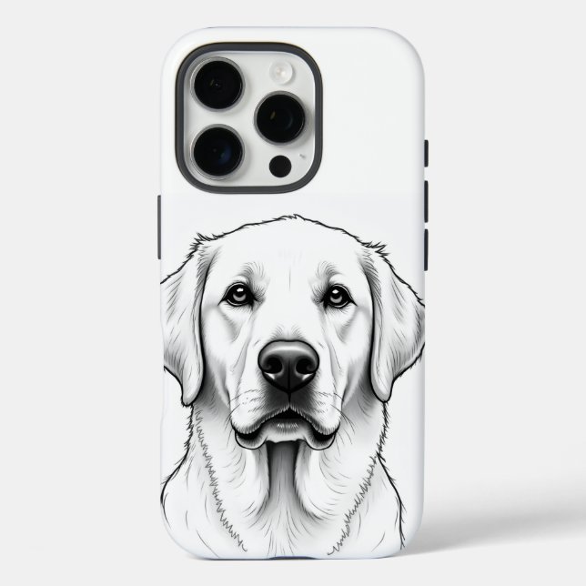 iPhone 16 Pro Cases - Labrador Retriever (Back)