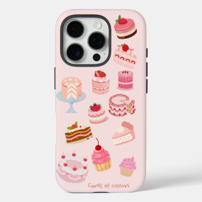 iPhone 16 pro coque cake design (Verso)