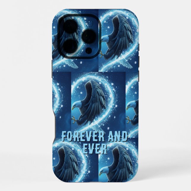 iPhone 16 Pro Max Case Bald Eagle Heart Love 2 (Back)