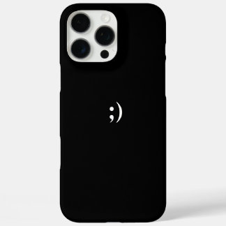 iPhone 16 Pro Max Case Black Simple