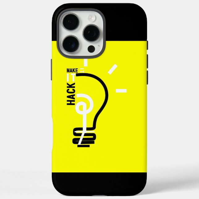 iPhone 16 Pro Max Cases Hack it Make it V1 (Back)