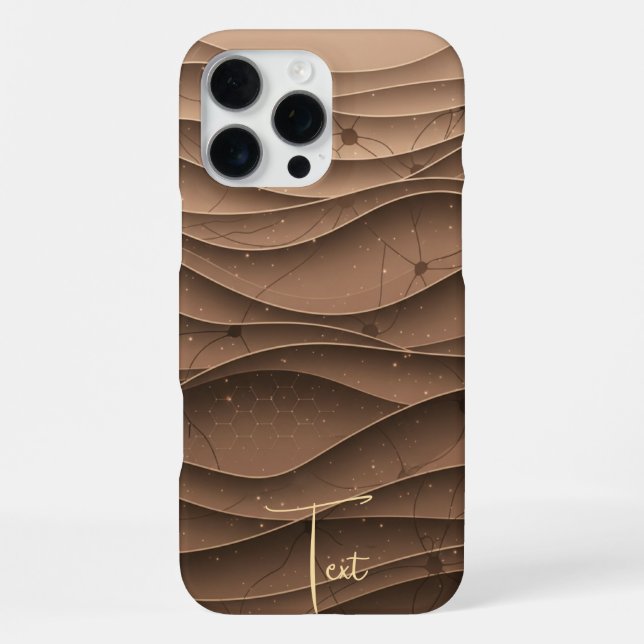 iPhone 16 pro Personalized Desert Titanium Design  Case (Back)