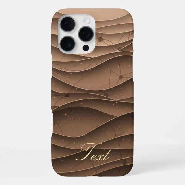 iPhone 16 pro Personalized Desert Titanium Design  iPhone Case (Back)