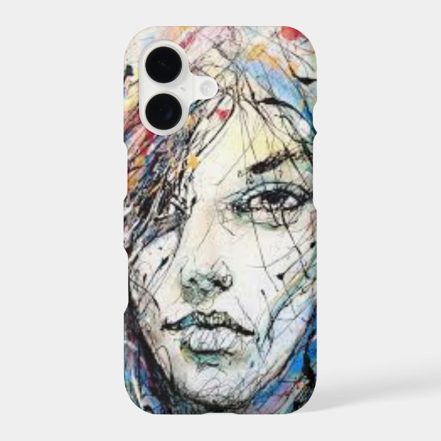 iPhone 17 Case Mate – Art Drawing of Girl (Back)