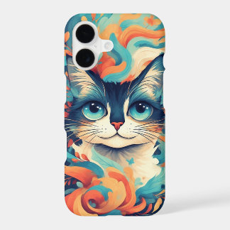 iPhone 17 Cat Phone Case - Beautiful Illustration